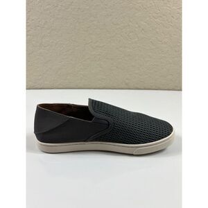 Olukai Pehuea Slip On Casual Shoe Pavement Gray AMPUTEE LEFT SHOE Womens Size 8